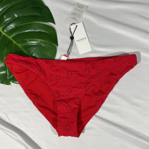 NWT‎ Bond-Eye Swim [ Small ] Country Roads Honey Eyelet Bikini Bottom - Picture 3 of 12